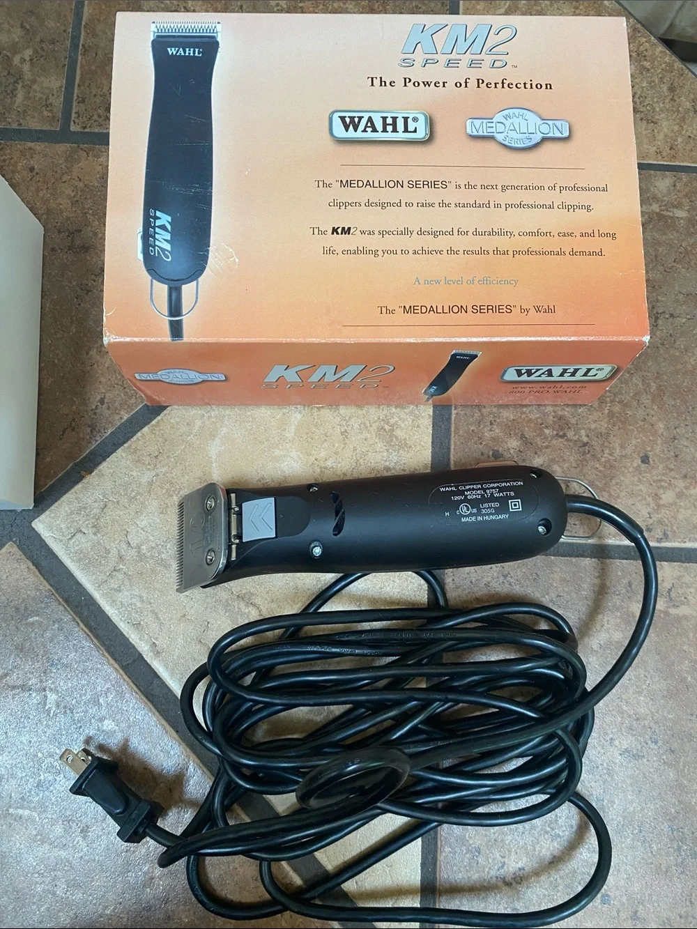 Wahl Black Corded Hair Clipper with Long Power Cord